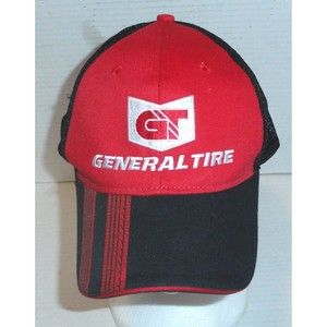 General Tire Men's Hook & Loop Adjustable Mesh Back Embroidered Trucker Hat
